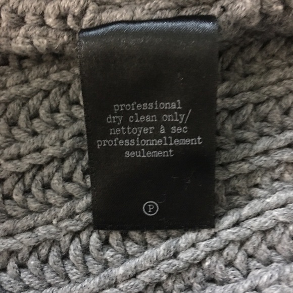 rag & bone/JEAN Camille Tunic Grey Chunky Knit Sweater - Picture 10 of 14